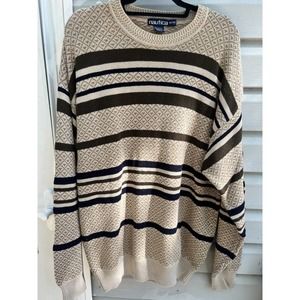 Mens Nautica Fall Sweater XL
